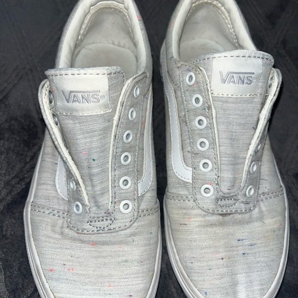 Vans White Sneakers with Multicolor Speckles - Picture 5 of 7